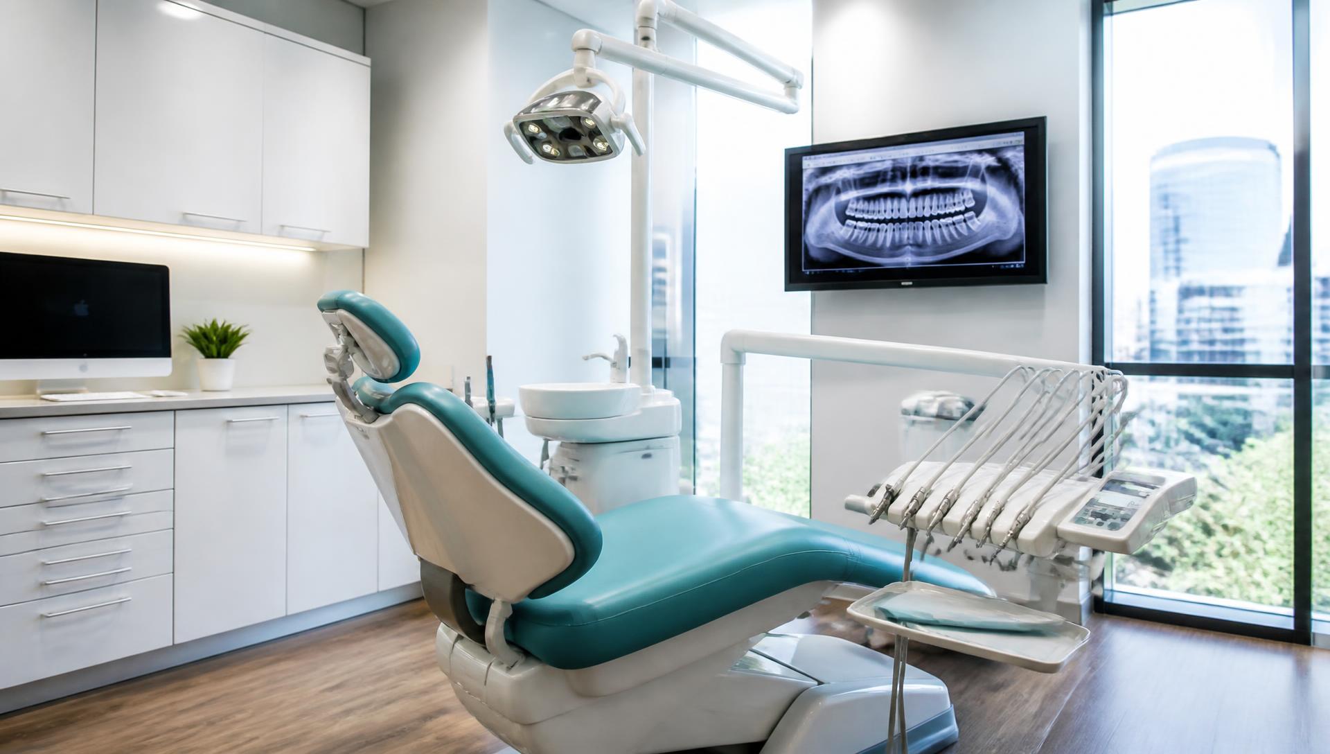 Modern dental practice treatment room